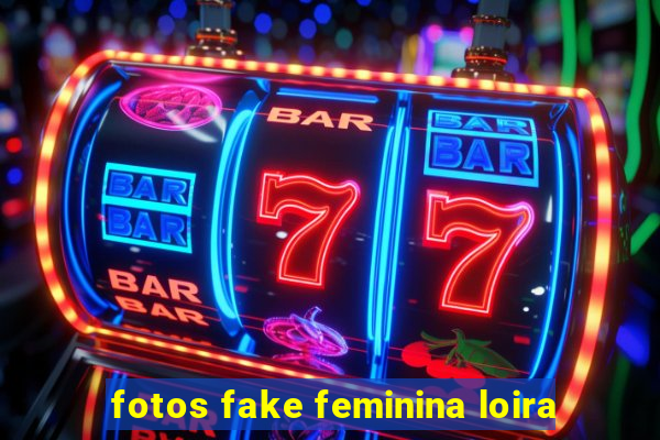 fotos fake feminina loira